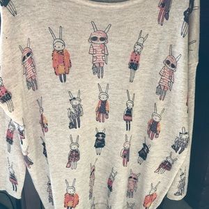 L.A Soul long sleeve sweater with adorable aliens